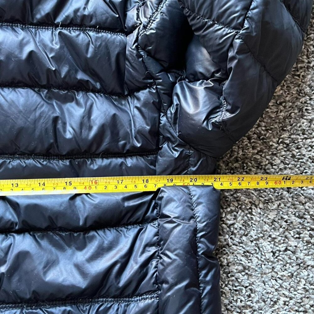 Black Goose Down Puffer Jacket JCPenney's Mens Large Gorpcore Grunge Winter Coat - Picture 7 of 8